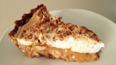 Torta de banana com dulce de leche