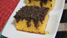 Bolo de Cenoura com Chocolate