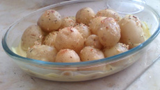 Batata bolinha dourada