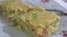 Torta de liquidificador de sardinha