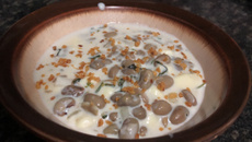 Feijão verde cremoso