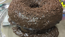 Bolo de chocolate molhadinho