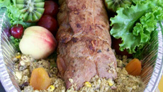 Lombo de porco recheado