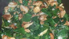 Carne de porco com ora-pro-nóbis