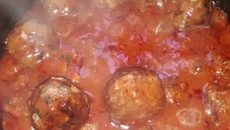 Almôdegas sem farinha de trigo e sem ovo