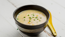 Sopa-creme de milho verde