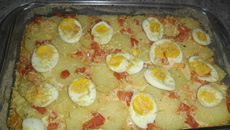 Arroz de forno cremoso de frango