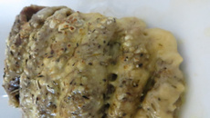 Carne ao molho shoyo e maionese