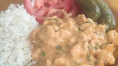 Estrogonofe com requeijão