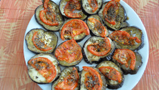 Berinjela de forno à moda Cris