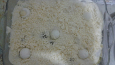 Escondidinho de bacalhau do menino