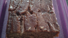 Bolo integral de banana e aveia