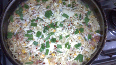 Macarrão ao alho turbinado