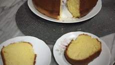 Bolo amanteigado colonial