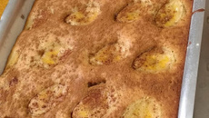 Bolo de banana rápido