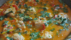 Moqueca de cação na wok