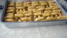 Bolinho caipira de linguiça