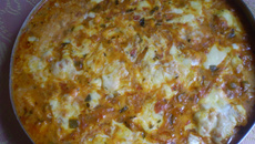 Pintado ao molho de requeijão