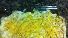 Macarrão com molho branco cremoso