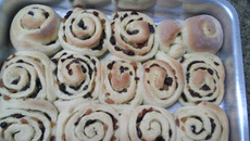 Pãozinho doce enrolado