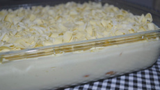 Pavê de chocolate branco