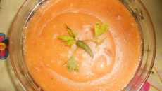 Caldo de aipim picante