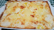 Lasanha de batata ao molho branco