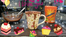 Bolo de caneca da Dai