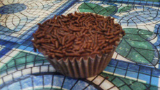 Cupcake de chocolate