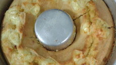 Bolo de fubá salgado