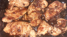 Filé de frango com geleia