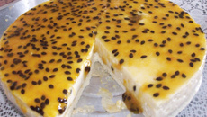 Torta mousse de maracujá