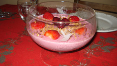 Mousse de Frutas Vermelhas