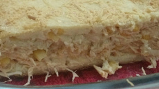Torta cremosa de liquidificador