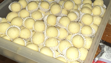 Beijinho de leite em pó