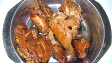 Frango rápido na cebola