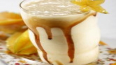 Suco cremoso de carambola