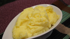 Purê light de batatas