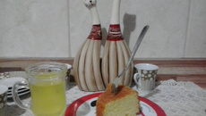 Bolo de laranja champanhe