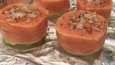 Medalhão de salmão