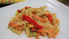 Macarrão com legumes