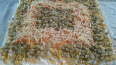 Torta salgada de frango e pão de forma