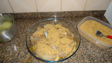 Tropicália de merluza ao forno