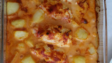 Rolinhos de peito de frango