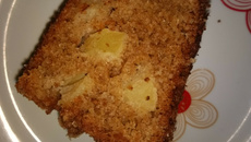 Bolo de maçã com canela integral