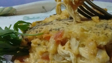 Torta de frango com creme de leite