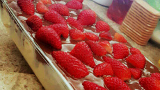 Pavê rápido de nata