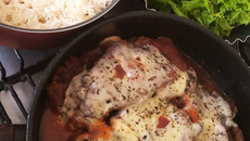 Parmegiana na frigideira 