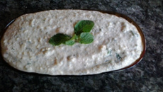 Patê de gorgonzola com hortelã do Pingua