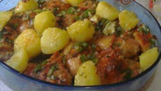 Coxinha de frango assado com batata